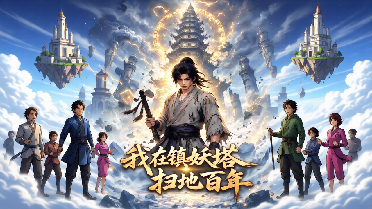 我在镇妖塔扫地百年封面